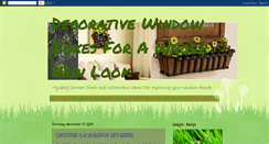 Desktop Screenshot of customizedwindowboxes.blogspot.com