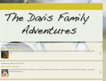 Tablet Screenshot of growingdavisfamilyadventures.blogspot.com