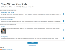 Tablet Screenshot of norwexcleanwithoutchemicals.blogspot.com