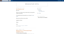 Desktop Screenshot of hindubhagavadgita.blogspot.com