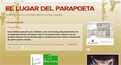 Desktop Screenshot of parapoeta.blogspot.com