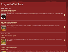 Tablet Screenshot of daywithchefjenn.blogspot.com