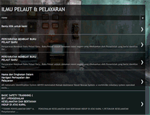 Tablet Screenshot of ilmupelautpelayaran.blogspot.com