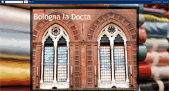 Desktop Screenshot of bolognaladocta.blogspot.com