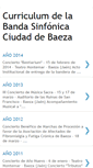 Mobile Screenshot of bandasinfonicadebaezacurriculum.blogspot.com