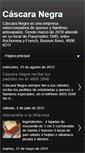 Mobile Screenshot of cascaranegra.blogspot.com