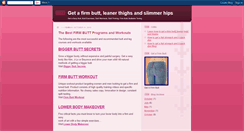 Desktop Screenshot of getafirmbutt.blogspot.com