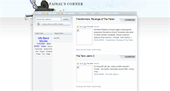 Desktop Screenshot of faisalscorner.blogspot.com