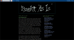 Desktop Screenshot of boughtasis.blogspot.com