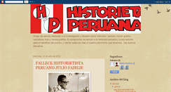 Desktop Screenshot of historetasperuanas.blogspot.com