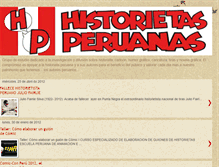 Tablet Screenshot of historetasperuanas.blogspot.com