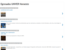 Tablet Screenshot of egresadosunivernoroeste.blogspot.com