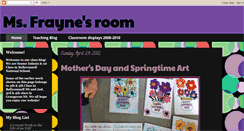 Desktop Screenshot of missfraynesroom.blogspot.com