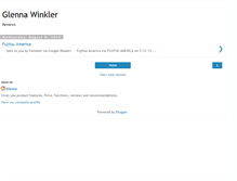 Tablet Screenshot of glenna-winkler.blogspot.com