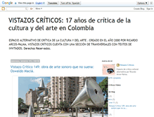 Tablet Screenshot of criticosvistazos.blogspot.com