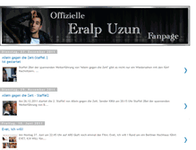 Tablet Screenshot of eralpuzunfanpage.blogspot.com