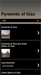 Mobile Screenshot of gizapyramidwonder.blogspot.com