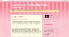 Desktop Screenshot of learningtoenjoytherain.blogspot.com