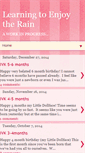 Mobile Screenshot of learningtoenjoytherain.blogspot.com