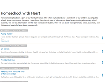 Tablet Screenshot of homeschoolwithheart.blogspot.com