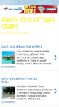 Mobile Screenshot of cayoguillermocuba.blogspot.com