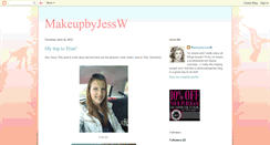 Desktop Screenshot of makeupbyjessw.blogspot.com