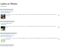 Tablet Screenshot of ladies-on-wheels.blogspot.com