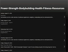 Tablet Screenshot of healthfitbodytools.blogspot.com