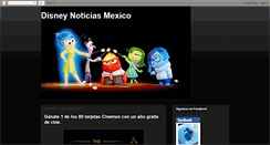 Desktop Screenshot of disneynoticiasmexico.blogspot.com