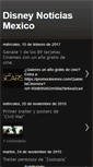 Mobile Screenshot of disneynoticiasmexico.blogspot.com