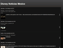 Tablet Screenshot of disneynoticiasmexico.blogspot.com