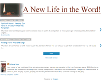 Tablet Screenshot of anewlifeintheword.blogspot.com