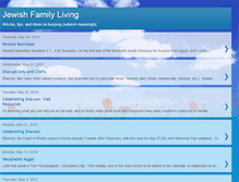 Tablet Screenshot of jewishfamilyliving.blogspot.com