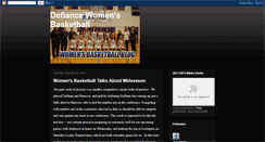 Desktop Screenshot of defiancewomensbasketball.blogspot.com