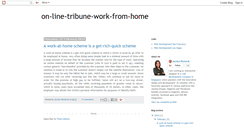 Desktop Screenshot of on-line-tribune-work-from-home.blogspot.com