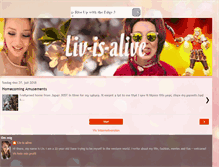 Tablet Screenshot of liv-is-alive.blogspot.com