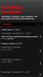 Mobile Screenshot of karanligincocuklari.blogspot.com