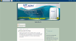 Desktop Screenshot of airbioaura.blogspot.com
