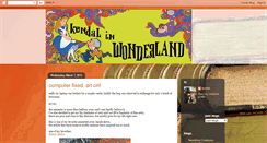 Desktop Screenshot of kendalinwonderland.blogspot.com