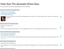 Tablet Screenshot of fatalvowsalexandraohara.blogspot.com