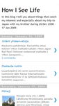 Mobile Screenshot of how-i-see-life.blogspot.com