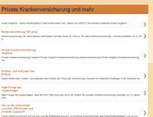 Tablet Screenshot of krankenversicherung9.blogspot.com