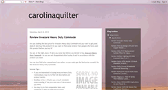 Desktop Screenshot of carolinaquilter.blogspot.com