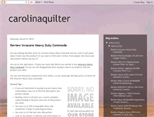 Tablet Screenshot of carolinaquilter.blogspot.com