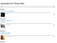Tablet Screenshot of apocalipseemtemporeal.blogspot.com