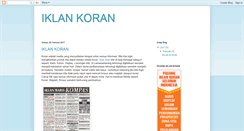 Desktop Screenshot of iklankoran-baktiartha.blogspot.com