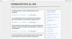 Desktop Screenshot of farmaceuticoaldia.blogspot.com