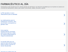 Tablet Screenshot of farmaceuticoaldia.blogspot.com