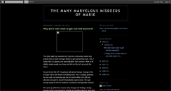 Desktop Screenshot of mariemines.blogspot.com