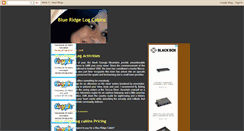 Desktop Screenshot of blueridge-logcabins.blogspot.com
